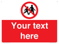 PV5199: Custom No Children Sign