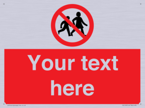 PV5199: Custom No Children Sign
