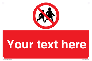 PV5199: Custom No Children Sign