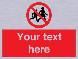 PV5199: Custom No Children Sign