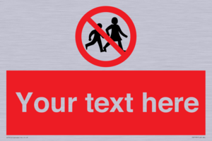 PV5199: Custom No Children Sign