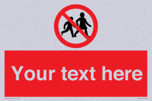 PV5199: Custom No Children Sign