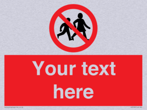 PV5199: Custom No Children Sign