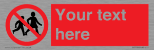 PV5199: Custom No Children Sign