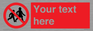 PV5199: Custom No Children Sign