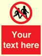 PV5199: Custom No Children Sign
