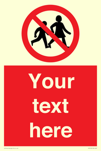 PV5199: Custom No Children Sign
