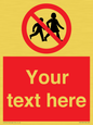 PV5199: Custom No Children Sign