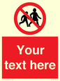 PV5199: Custom No Children Sign