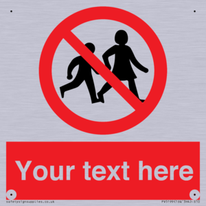 PV5199: Custom No Children Sign