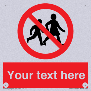 PV5199: Custom No Children Sign
