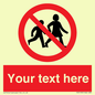 PV5199: Custom No Children Sign