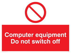 PV52: computer equipment do not switch off