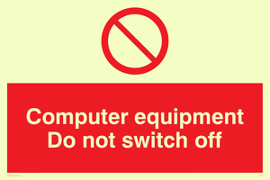 PV52: computer equipment do not switch off