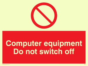 PV52: computer equipment do not switch off