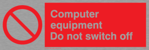 PV52: computer equipment do not switch off