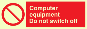 PV52: computer equipment do not switch off
