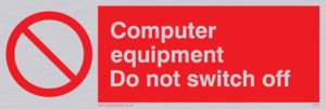 PV52: computer equipment do not switch off
