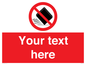 PV5203: Custom Do Not Drop Sign