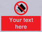 PV5203: Custom Do Not Drop Sign