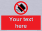 PV5203: Custom Do Not Drop Sign
