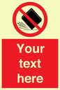 PV5203: Custom Do Not Drop Sign