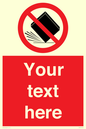 PV5203: Custom Do Not Drop Sign