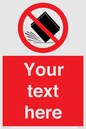 PV5203: Custom Do Not Drop Sign