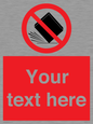 PV5203: Custom Do Not Drop Sign