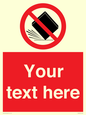 PV5203: Custom Do Not Drop Sign