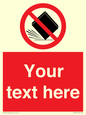 PV5203: Custom Do Not Drop Sign