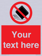 PV5203: Custom Do Not Drop Sign