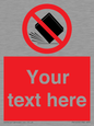 PV5203: Custom Do Not Drop Sign