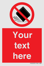 PV5203: Custom Do Not Drop Sign