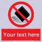 PV5203: Custom Do Not Drop Sign