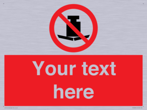 PV5208: Custom No Heavy Loads Sign