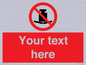 PV5208: Custom No Heavy Loads Sign