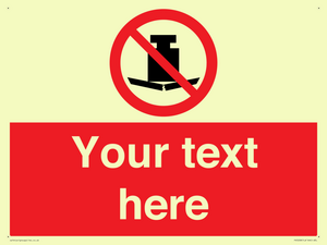 PV5208: Custom No Heavy Loads Sign