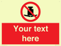 PV5208: Custom No Heavy Loads Sign
