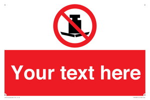PV5208: Custom No Heavy Loads Sign