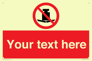 PV5208: Custom No Heavy Loads Sign