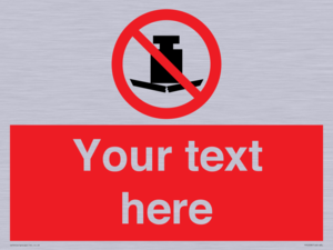 PV5208: Custom No Heavy Loads Sign