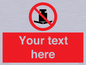 PV5208: Custom No Heavy Loads Sign