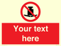 PV5208: Custom No Heavy Loads Sign