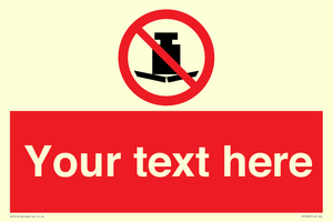 PV5208: Custom No Heavy Loads Sign