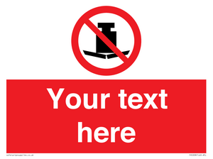 PV5208: Custom No Heavy Loads Sign
