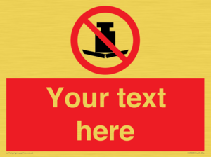 PV5208: Custom No Heavy Loads Sign