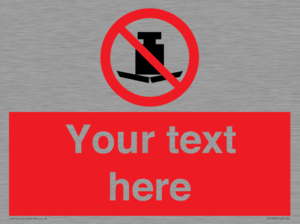 PV5208: Custom No Heavy Loads Sign