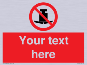 PV5208: Custom No Heavy Loads Sign