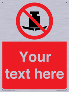 PV5208: Custom No Heavy Loads Sign
